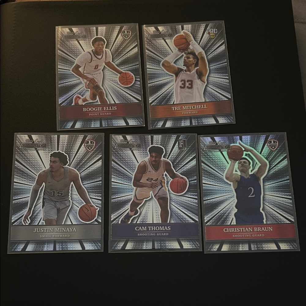 Stacked Basketball Rookie & Prospect Card Lot - Holographic Silver Accents
